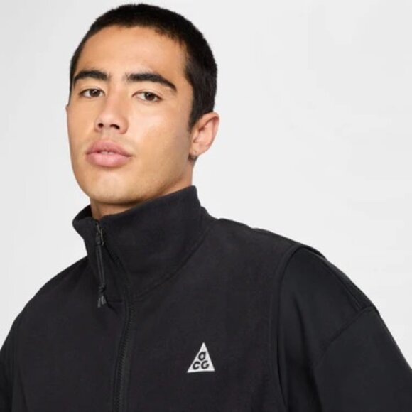 Nwt MEDIUM Nike ACG Polartec Thermal 2 Fleece Vest Jacket Wolf Tree MTZ HJ2468 - Picture 3 of 5